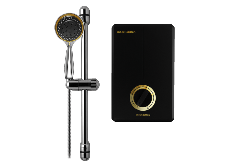 เครื่องทำน้ำอุ่น Stiebel Eltron XG 45 EC สีดำ Super Black มีปั๊มน้ำในตัว